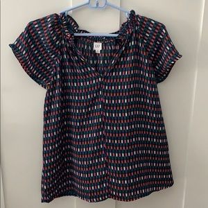 Gap short sleeve blouse